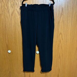 Maurices Dress Pants Stretch Waistband Paper Bag Waist Ankle Length